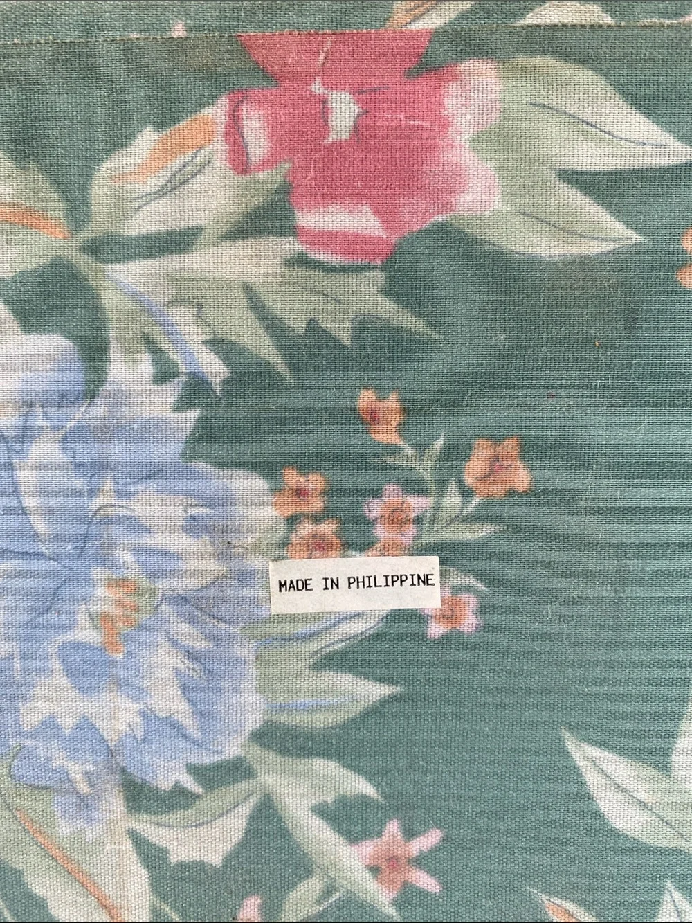 Floral Mint Green Rectangular Jewelry scalloped Case